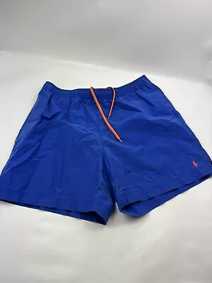 Polo Sport Ralph Lauren Mens Large Blue Swim Trunks Vintage • $24.99