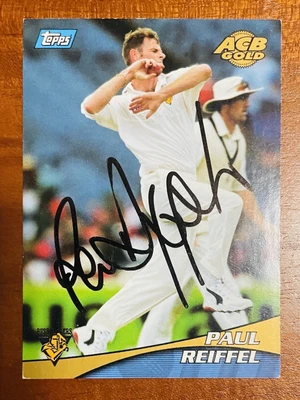 $2.99 • Buy Paul Reiffel Signed 2000 Topps Sheffield Shield Cricket Australia