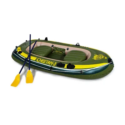 CHEETAH NEW Inflatable Commercial PVC Dingy Raft Fishing Platform Boat 3-4 • $84.34