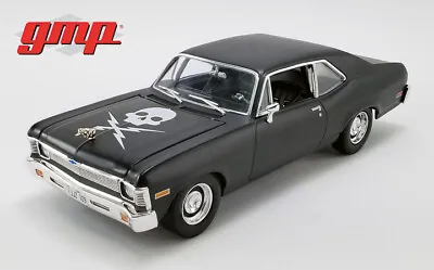$104.95 • Buy GMP  Death Proof  1971 Chevrolet Nova In Matte Black 1:18 Scale Diecast 18925