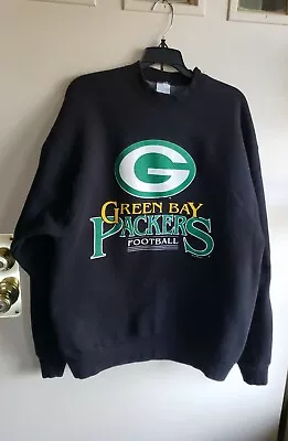 VTG Green Bay Packers Football XL  Crewneck Sweatshirt Salem Sportswear 1994 • $27.95