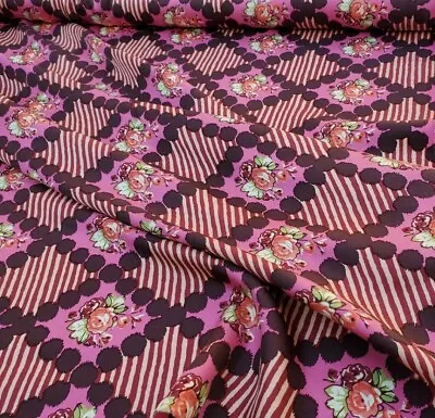 Liberty Silk Twill 100% 'Astor' (per Metre) Dress Fabric • £31.99