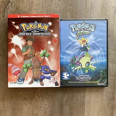 Pokemon DVDs  Battle Dimension And Pokemon 4Ever (DVD 2003) Like New  • $13