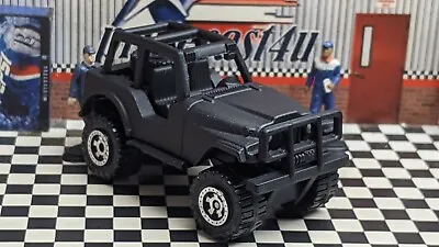 Matchbox 1960 Jeep 4x4 B Custom Loose 1:64 Scale  Matte Black Satin  Collection  • $15.99