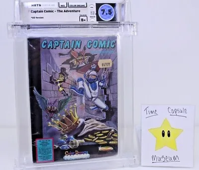 Captain Comic New Nintendo NES Factory Sealed WATA VGA Grade 7.5 B+ NIB Rare • $135.99