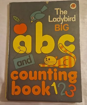 1979 HB Large Size Ladybird Book Big ABC And Counting Bold Illustrations • £12.50