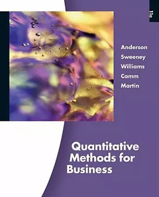 Quantitative Methods For Business [With CDROM] • $6.38