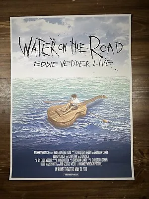 Eddie Vedder “Water On The Road” Movie Promo Poster 2011 • $49.38