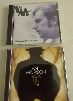 Lot Of 2 Van Morrison CDs Back On Top & Bang Masters • $9.95