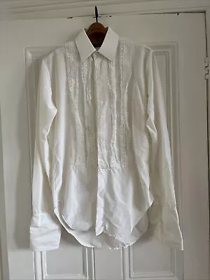 True Vintage 1970s Rochester Evening Wear Ruffled Dress Shirt - Bri-Nylon • £7.50