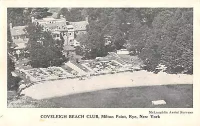 RYE NY COVELEIGH BEACH CLUB AT MILTON POINT DINNER DANCE ADV PC Used 1935 • $10.49