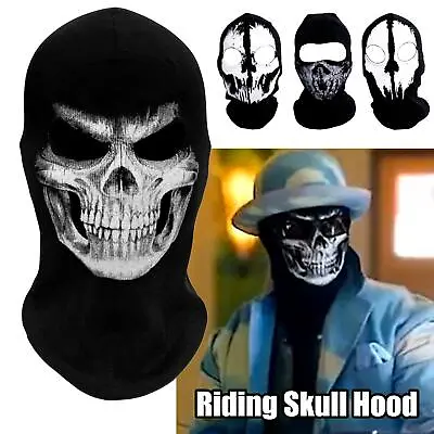 Ghost Skull Balaclava Skeleton Full Face Mask CS Games Cosplay Halloween Costume • $12.33