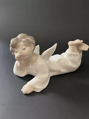 Lladro Reclining Angel Child 4541 Made In Spain • $24
