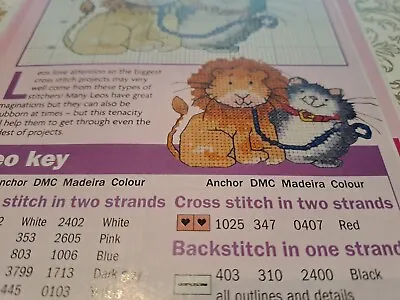 Cross Stitch Chart Leo Margaret Sherry Cattitudes Cat Lion Horoscope  Chart • £1.25