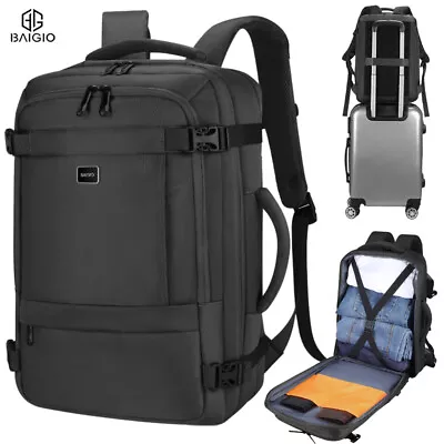 BAIGIO Backpack 45x30x20 Ryanair Cabin Flight Bag Travel Luggage Shoulder Bag • £19.99