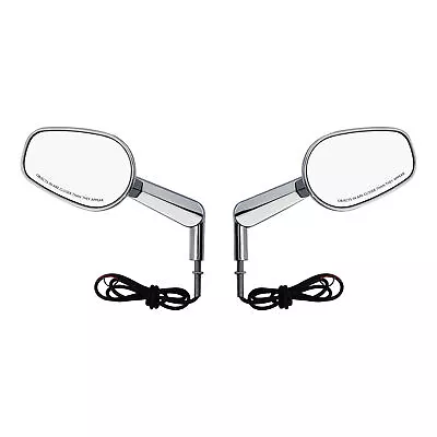 $52.99 • Buy TCMT Rear View Mirrors Muscle LED Turn Signals Light For Harley V-ROD VROD VRSCF