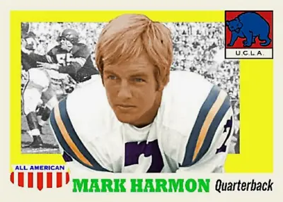 NCIS STAR MARK HARMON 55 UCLA ACEO ART FOOTBALL CARD ### Or 30% OFF 12 OR MORE • $4.95