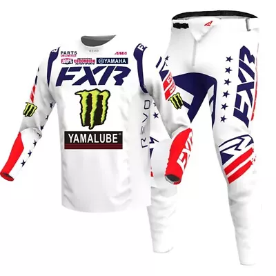 2023 FXR Revo Monster Yamalube Gear Set Jersey/Pants Combo Motocross Racing Set • $158.99