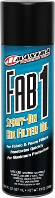 Maxima 61920 Fab 1 Spray-On Air Filter Oil 13 Oz Aerosol Can 53-0522 78-9928 • $18.10