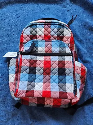 NWT Vera Bradley Small Backpack Patriotic Plaid Free Shipping! • $49.99