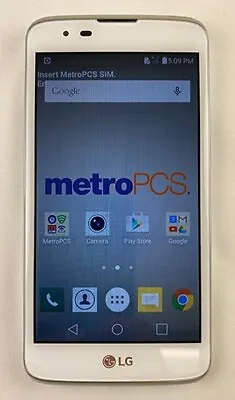 LG MS330 K7 (K330) MetroPCS Smartphone  (White) • $31.90