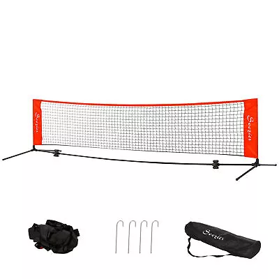 23 Ft Portable Soccer Tennis Pickleball Badminton Mini Tennis Net For Training  • $53.03