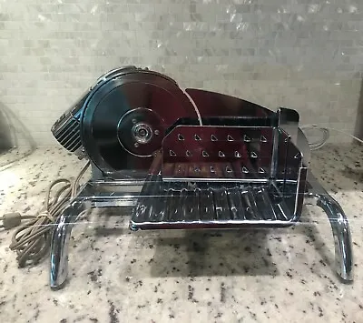 Vintage Magic Hostess Electric Food Meat Cheese Slicer MH8E-1 Cut Rotary Blade • $69.97