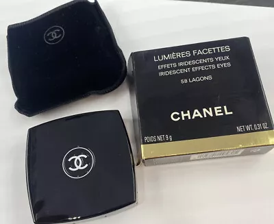 Chanel Lumieres Facettes Iridescent Effects Eye Shadow Palette 58 Lagons new • £44.99