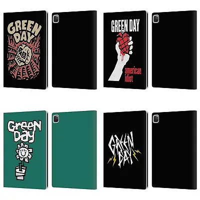 OFFICIAL GREEN DAY GRAPHICS LEATHER BOOK WALLET CASE COVER FOR APPLE IPAD • £24.95