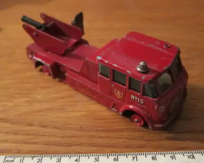 Matchbox Series King-Size Merryweather Fire Engine No.15  Lesney  Diecast 1960's • £0.99