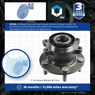 Wheel Bearing Kit Fits MITSUBISHI OUTLANDER Mk3 2.0 Rear 2012 On Blue Print New • $85.63
