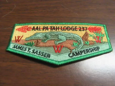 Aal-Pa-Tah 237 James T. Sasser Campership Flap      JS2 • $6.95