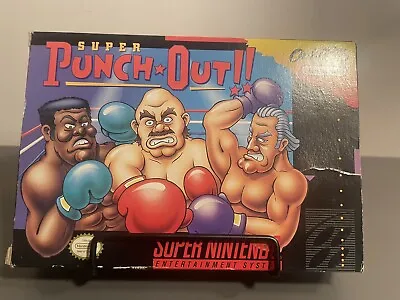 Super Punch Out Super Nintendo SNES CIB COMPLETE BOX MANUAL • $94.95