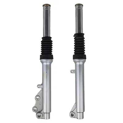 $49.97 • Buy Front Fork Shock Absorber Suspension For GY6 50cc Scooter Moped Silver Pair