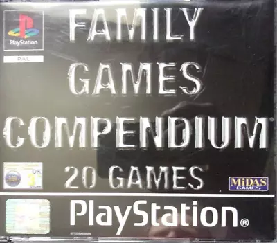 Family Games Compendium 20 Games  (Sony PlayStation 1 PS1 2001) • £6.99