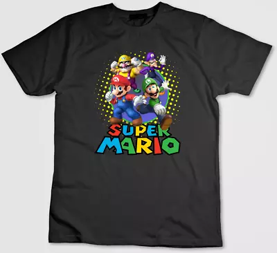 Famous Super Mario FigureShort Sleeve T Shirt Men / Woman H325 • $9.99