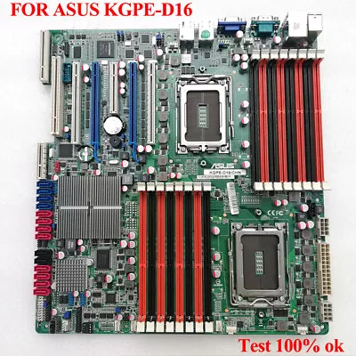 FOR ASUS KGPE-D16 AMD G34 Dual-Channel Opteron Server Motherboard Test Ok • $128.61