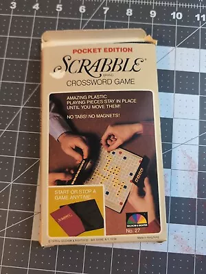 Vintage (1978) POCKET EDITION SCRABBLE Game (Selchow & Righter) • $3.88