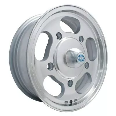 15  X 5-1/2  Vw Bug 5 Lug Machine Finish Empi Dish Wheel Includes Cap-Valve Stem • $218.95