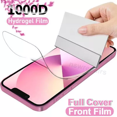 HYDROGEL Screen Protector For Apple IPhone X XS XR 11 12 13 14 15 Pro Max • $4.95