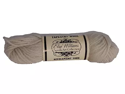 Elsa Williams Needlepoint Yarn Wool 40 Yard Skein #D07487 Pale Gray Made In USA • $4.99