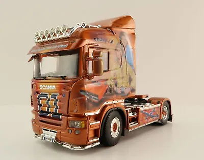 WSI 01-3925 Scania R5 4x2 Truck Transport TMG General Lee Dukes Of Hazzard 1:50 • $209.50