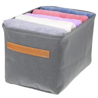 3PCS Large DIY Storage Cube Boxes Drawer For Toy/Book/Clothes Organiser Foldable • £9.99