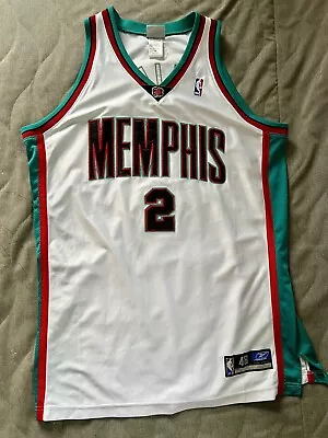 Nba Jersey Memphis Grizzlies Jason Williams Reebok Authentic Sz 48 Xl Home White • $150