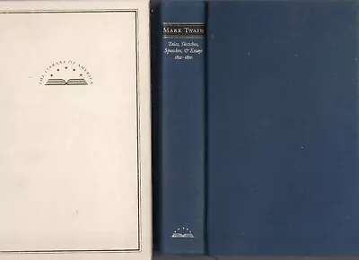 Collected Tales Sketches Speeches & Essays LOA #60 Mark Twain 1992 Slipcase • $14.99