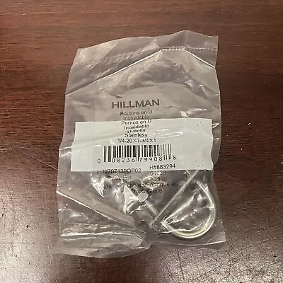 Hillman 1/4-20 X 1-3/4 X 1 Stainless Ubolt Part Number H#883294 Brand New • $3.99