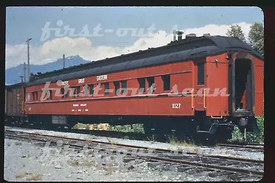 R DUPLICATE SLIDE - Pacific Great Eastern PGE X127 Squamish Aux MofW Pass Car • $9.89