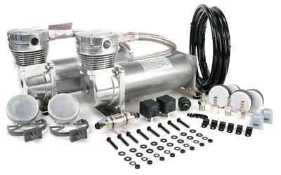 Viair 480C Dual Pack Pewter Air Compressors 200 PSI Max Air Ride Suspension Pump • $462.95