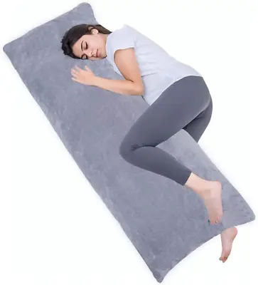 Full Body Pillow For Adults Long Sleeping Big Pillows Bed Firm Large With Velvet • $38.53
