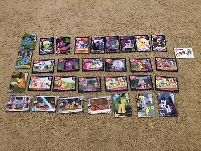 My Little Pony Trading Cards NEW Friendship Magic Lot Of 29 & 1 Sticker & Tattoo • $45